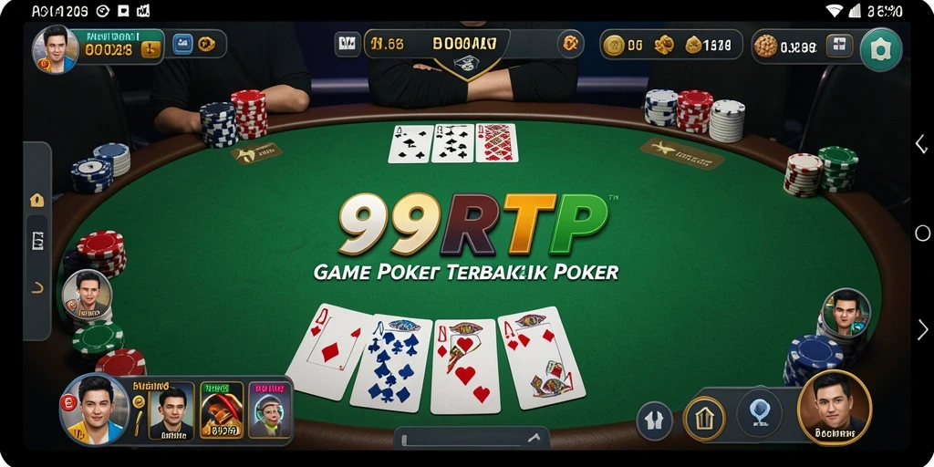 Gameplay poker yang menegangkan di 99RTP dengan tampilan yang menarik.