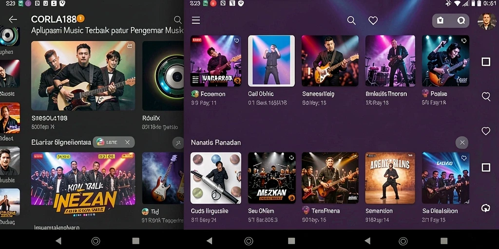 Tampilan gameplay CORLA188 dengan fitur karaoke yang menarik.