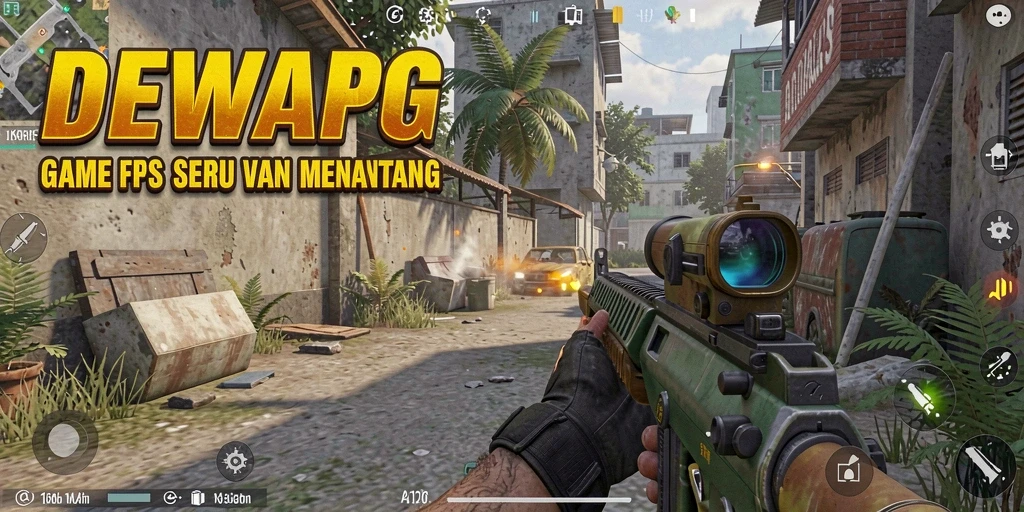 Tampilan gameplay seru dalam DEWAPG dengan aksi menembak yang intens.