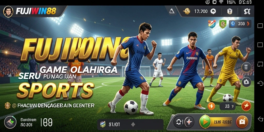 Tampilan gameplay seru dengan berbagai olahraga di FUJIWIN88.
