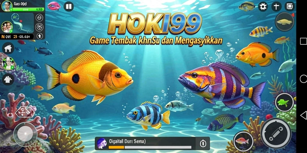 Gameplay HOKI99 yang menampilkan serunya menembak ikan.