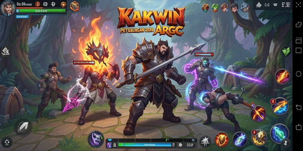 Tangkapan layar dari gameplay KAKWIN yang seru dan penuh aksi.