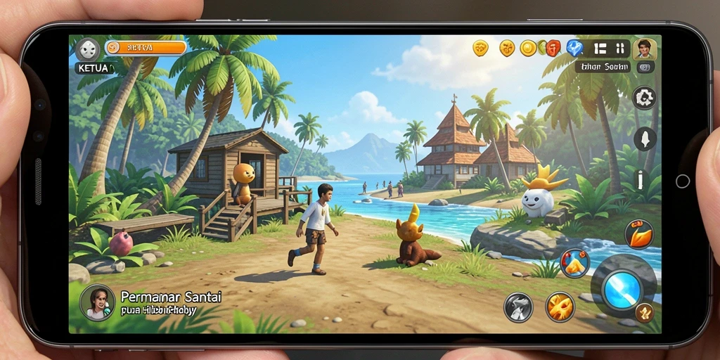 Tangkapan layar gameplay KETUA yang menyenangkan dan seru.