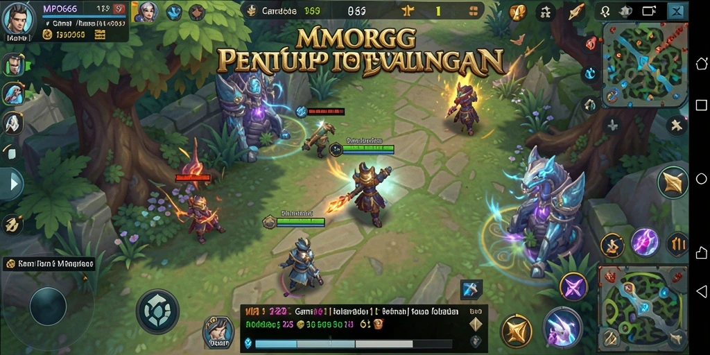 Tampilan gameplay seru dalam MPO666 dengan pertarungan epik.