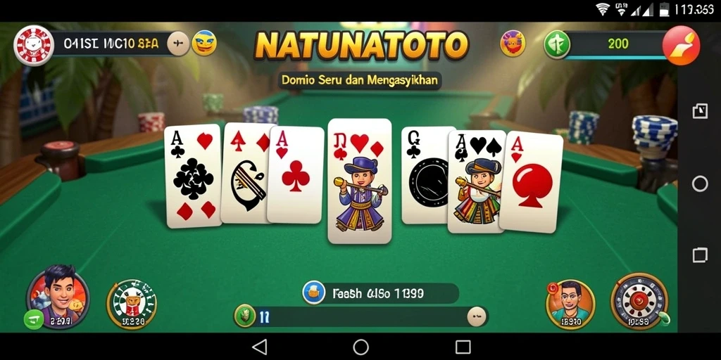Screenshot gameplay NATUNATOTO yang seru dan interaktif.