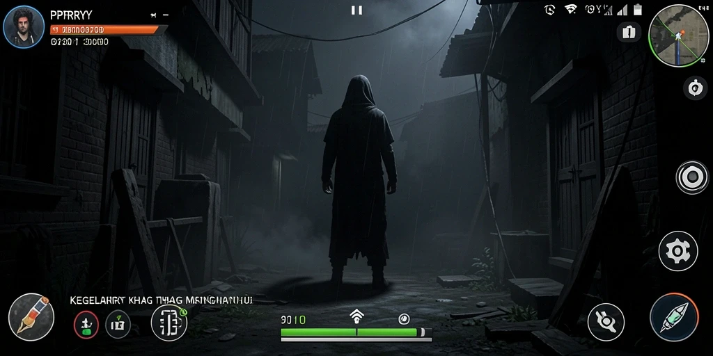 Tampilan menegangkan dalam gameplay PPRRYY yang penuh ketakutan.