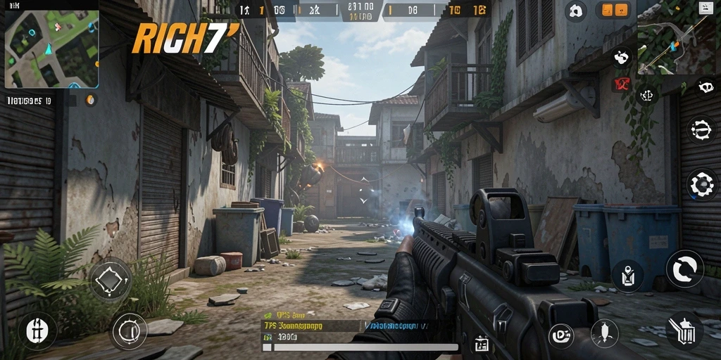 Tampilan menarik dalam gameplay RICH7 yang seru dan menantang.