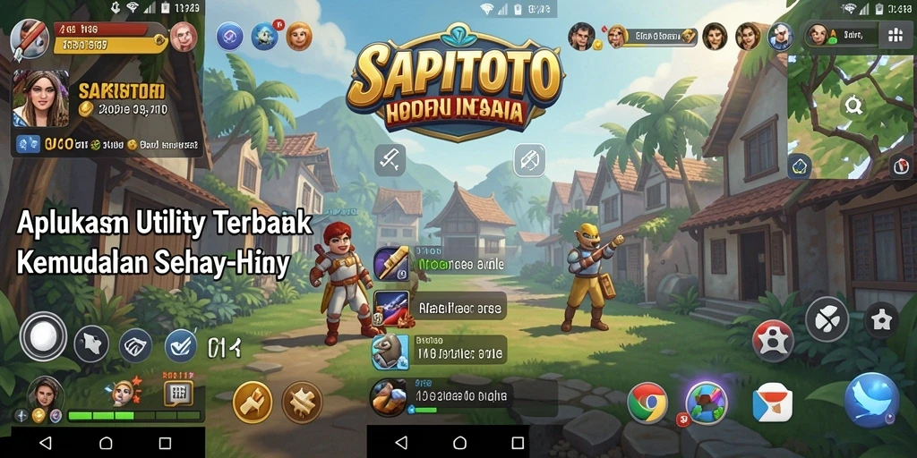 Tampilan utama SAPITOTO menampilkan fitur pengingat dan pengelolaan tugas.