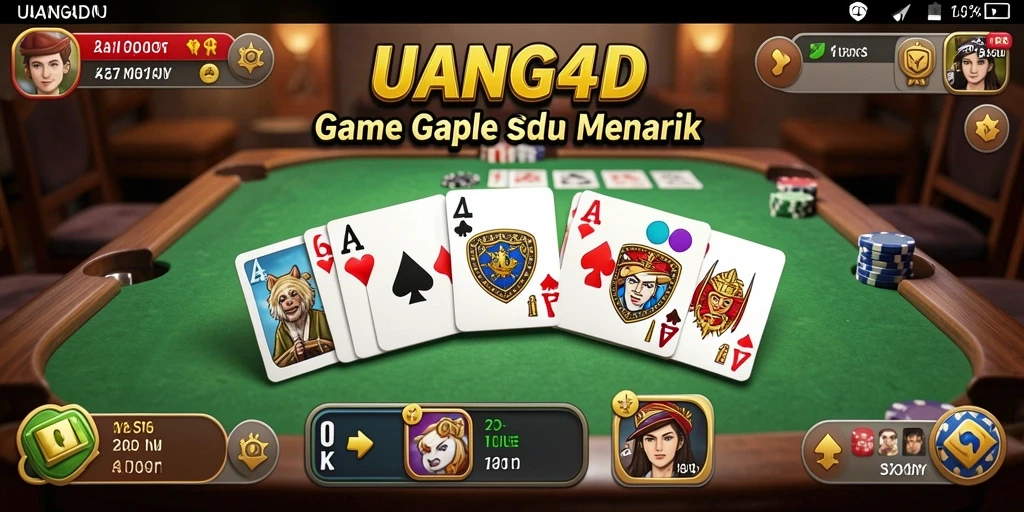 Tampilan gameplay seru dan interaktif di UANG4D.